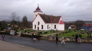 Brösarps kyrka julen 2015.